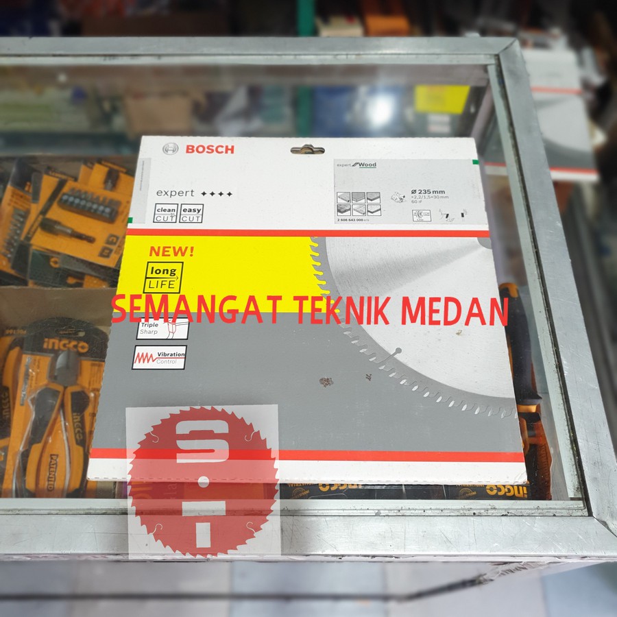 9" MATA GERGAJI POTONG KAYU CIRCULAR SAW BLADE EXPERT 9" x 60 T BOSCH
