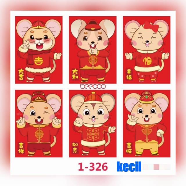 

Open PO kertas angpao shio tikus 2020