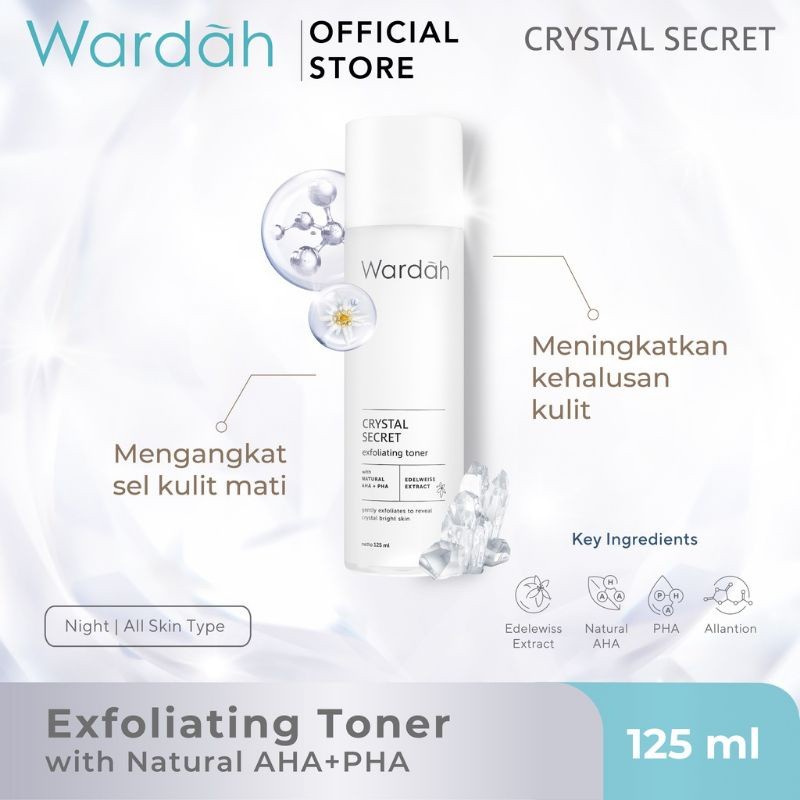 Wardah Crystal Secret Exfoliating Toner - 125ml