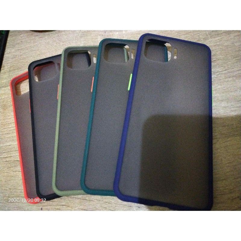 Oppo Reno 4F Softcase Dove Transparan Lis Warna Soft Case Matte