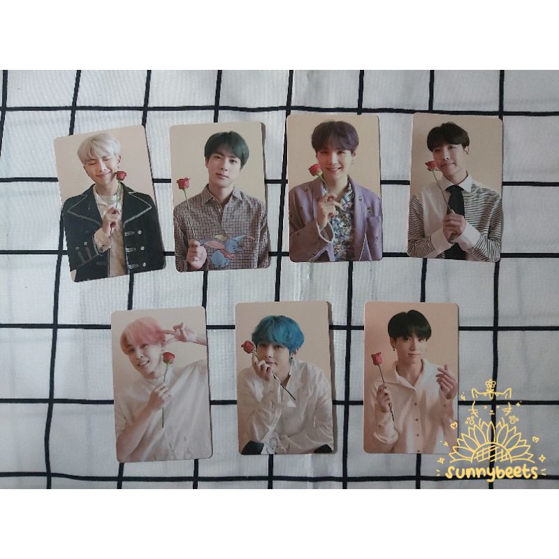 [READY STOCK] Photocard PC BTS DVD Memories 2019 Memo 19 Jin Seokjin Dumbo Jimin Mawar