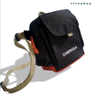 Dibriga Sling Bag Army Kanvas Series Termurah || Tas Selempang Terlaris Pria Wanita