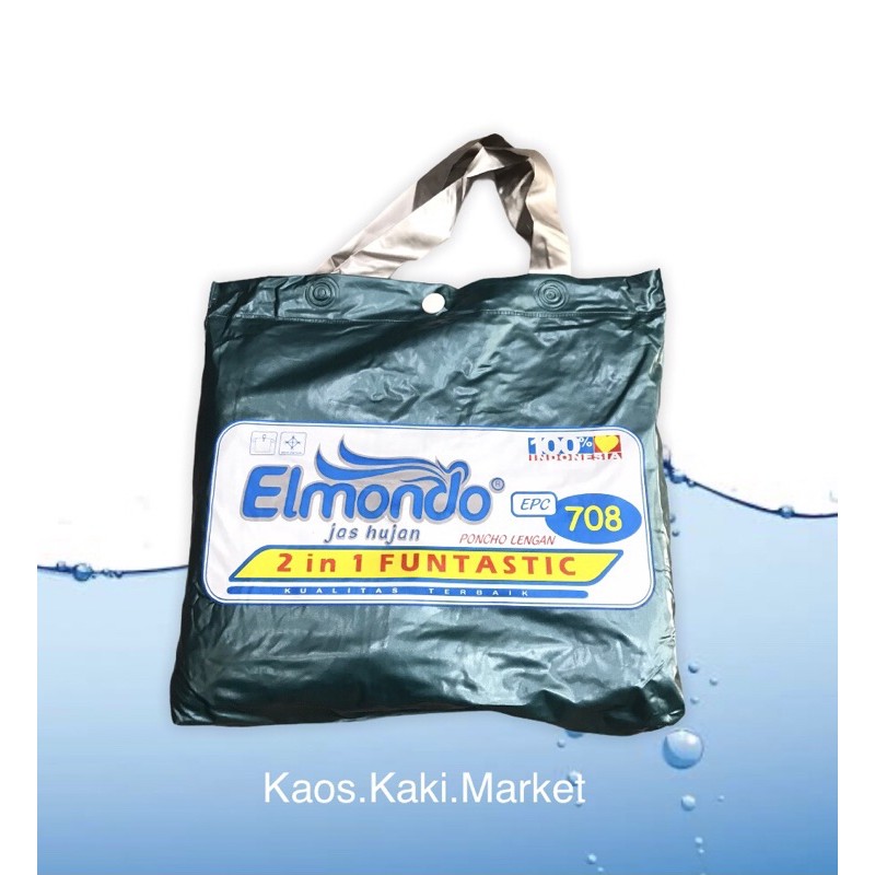 Mantel Hujan 2 Kepala Elmondo 2in1 Funtastic ( 1 pcs )