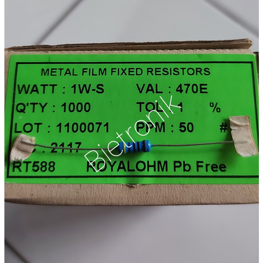 Resistor 470R 1W 1%