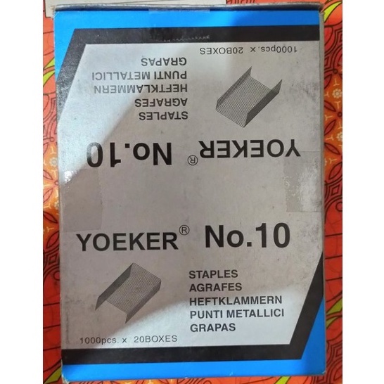 

Staples isi stapler no. 10 YOEKER ( ecer)