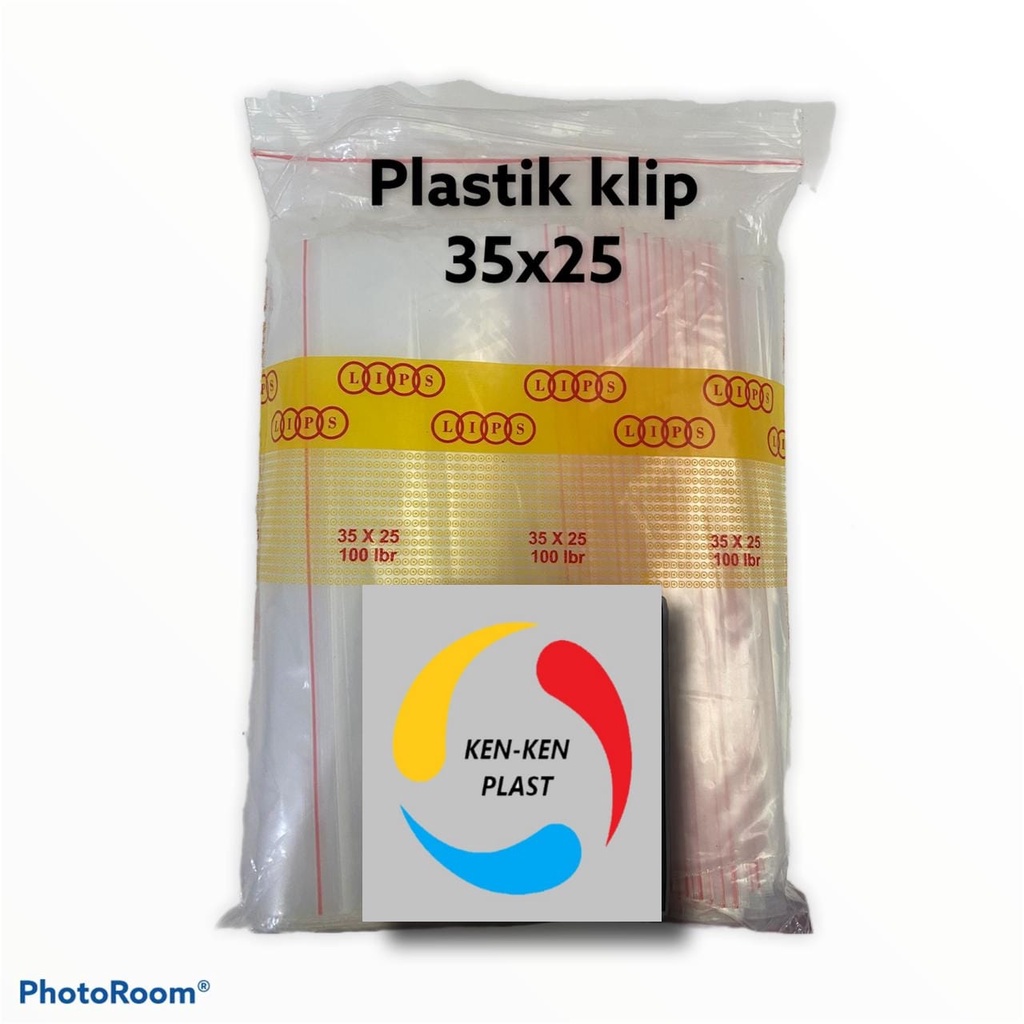 

PLASTIK KLIP/KLIP OBAT/KLIP KACANG/DOKUMEN UKURAN 35X25 ISI 100 PCS