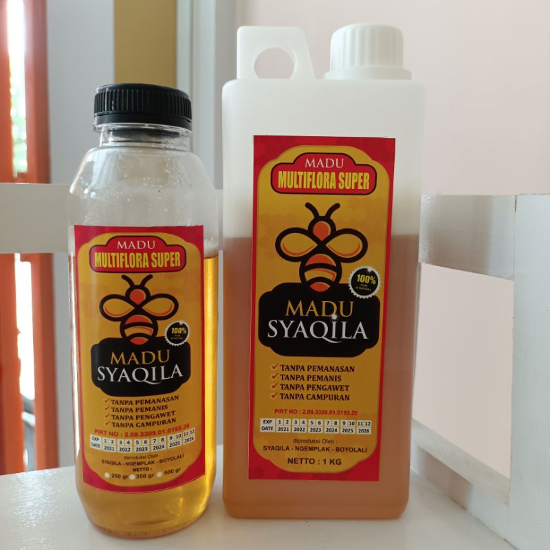 

MADU MULTIFLORA SUPER 1 KG dan 500 GRAM | MADU MURNI 100% ASLI | RAW HONEY | MADU MENTAH | MADU SYAQILA | MADU SYAQILA BY CHAESA