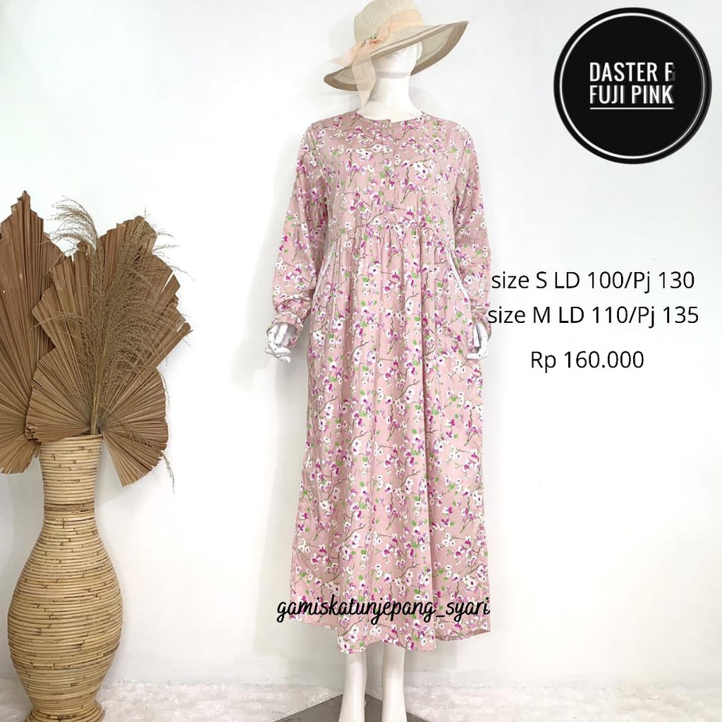 homedress daster daily dress katun jepang ori tokai senko bisa bumil dan busui