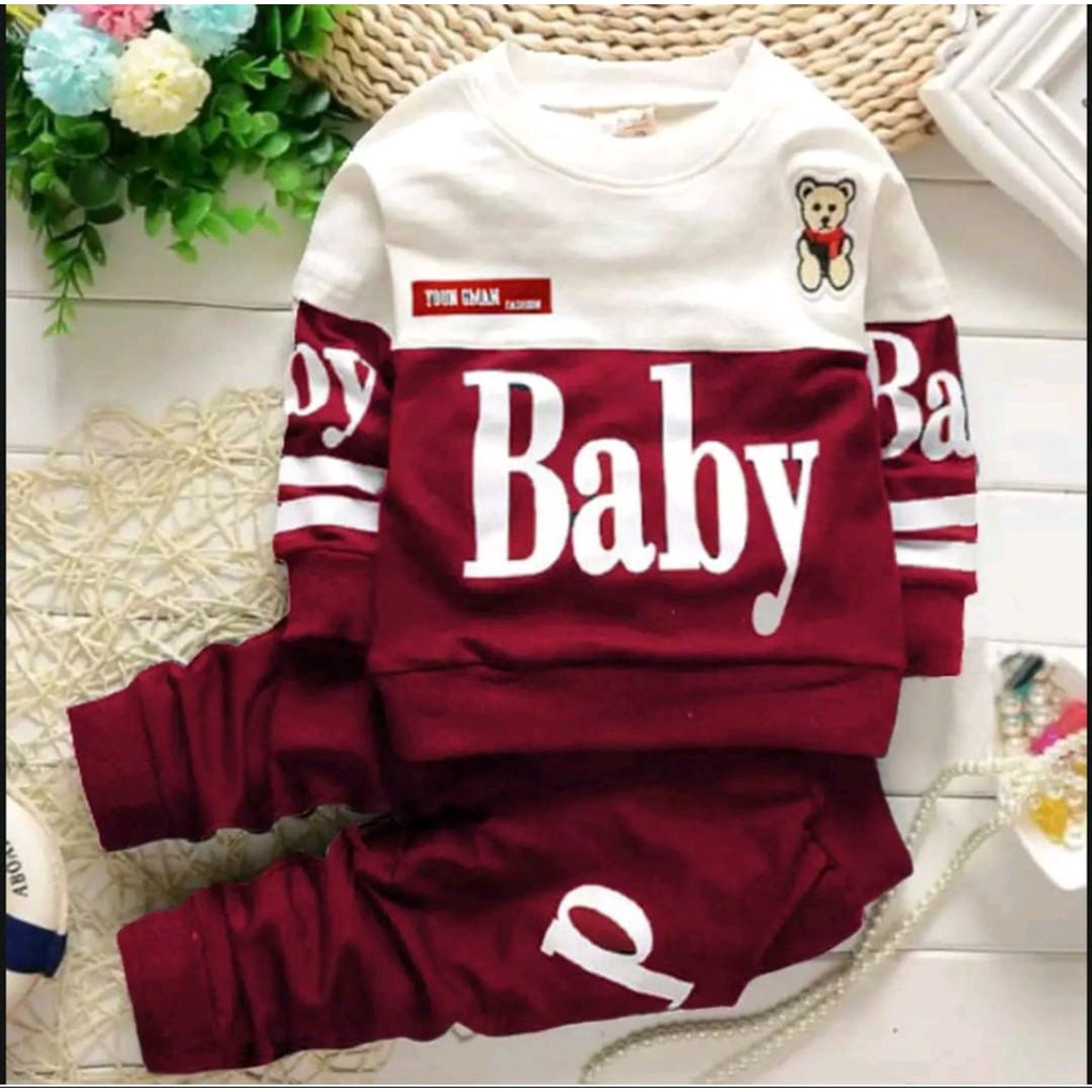 Setelan baju anak 1-5 Tahun SWEATER ANAK COWOK DAN CEWEK USIA 1-5  THN setelan baju anak laki-laki dan perempuan