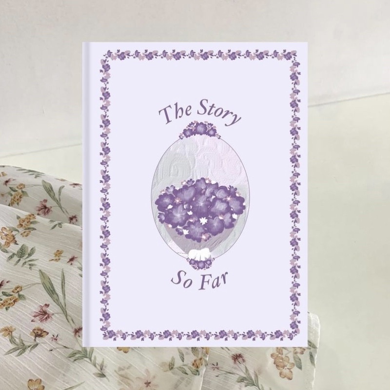 

LILAC FR01 FREE CUSTOM Notebook Hardcover Coquette Journal