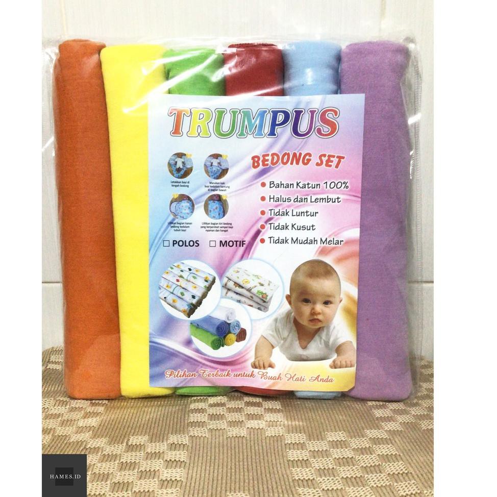 Trumpus Bedong Bayi Polos harga perpcs