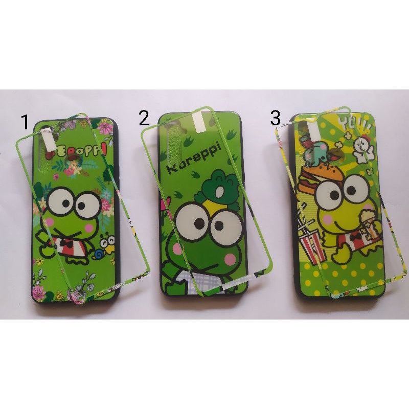 CASE + TEMPERED GLASS REALME 5 / 5i /5s / C3