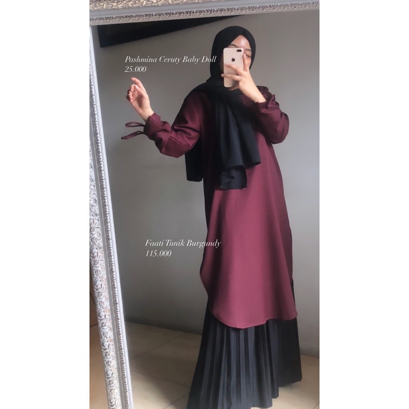 Faati Tunik Burgundy