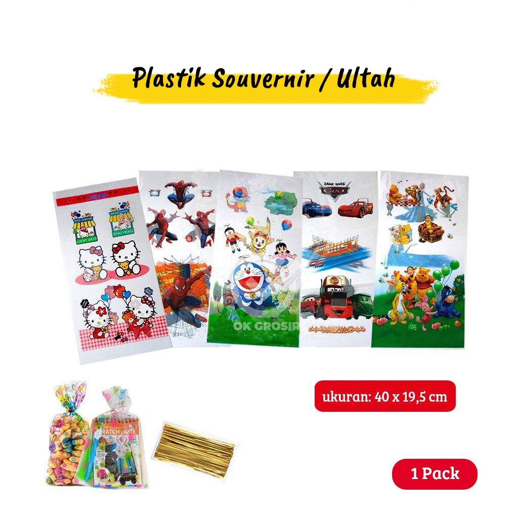 

Plastik Snack Ultah / Souvenir / Goodie Bag (1 Pack)