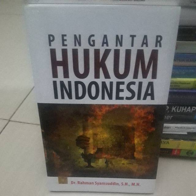 

Pengantar hukum indonesia