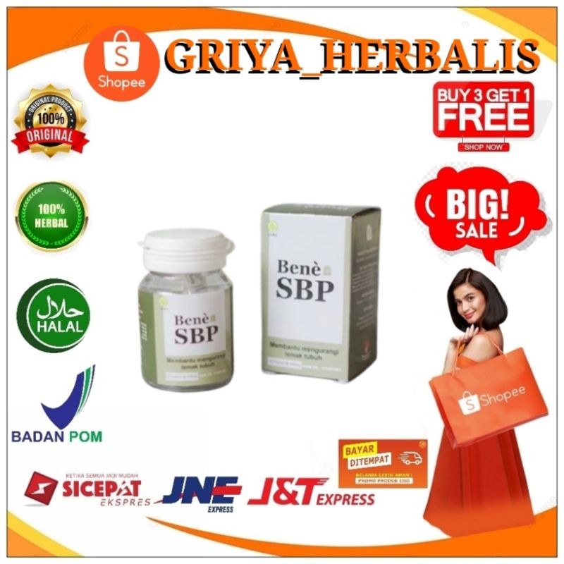 BENE SBP ORIGINAL BENE SBP 100% ASLI OBAT HERBAL PELANGSING SLIM BEAUTY PRODUCT BY RACHEL VENYA