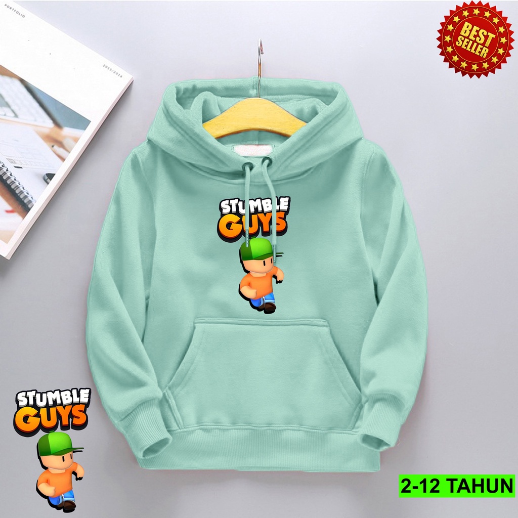 Hoodie Anak Laki Laki Perempuan / Hodie Game stumble guys Anak Usia 2 3 4 5 6 7 8 9 10 11 12 Tahun / Jaket STUMBLE GUYS Anak Cewek Cowok / Switer Anak Terbaru / Sweeter Anak