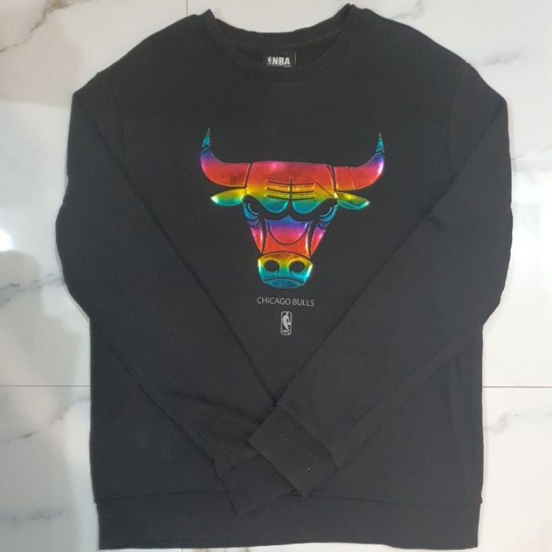 Crewneck Chicago Bulls Rainbow