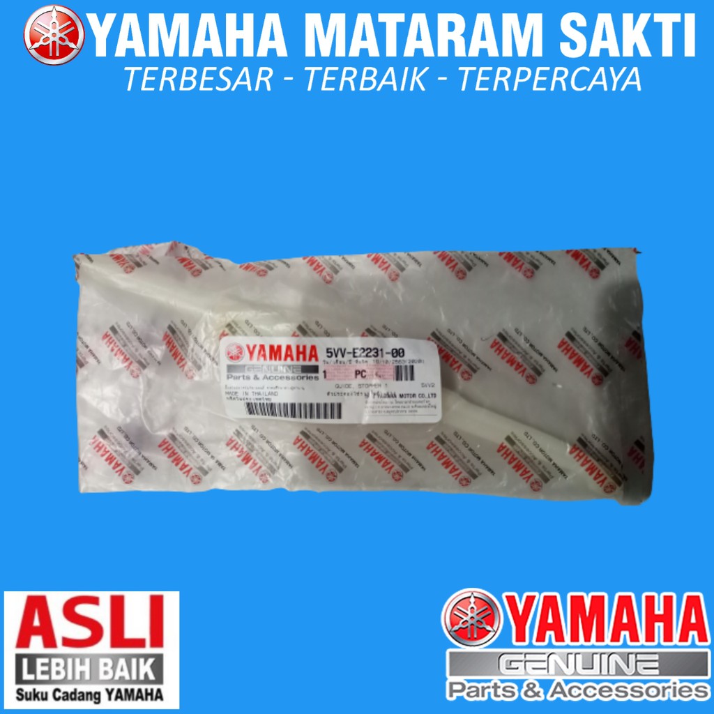 GUIDE STOPPER / LIDAH TENSIONER BAWAH ALL MIO SERIES KARBURATOR / NOUVO ORIGINAL / 5VV-E2231-00