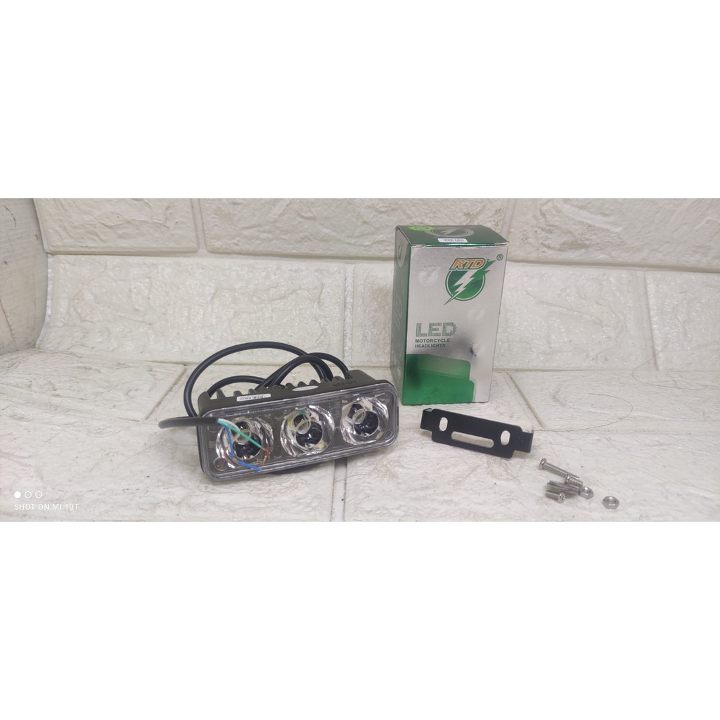 promo terbaru Lampu tembak/sorot RTD LED CREE 3 LED. ORIGINAL RTD