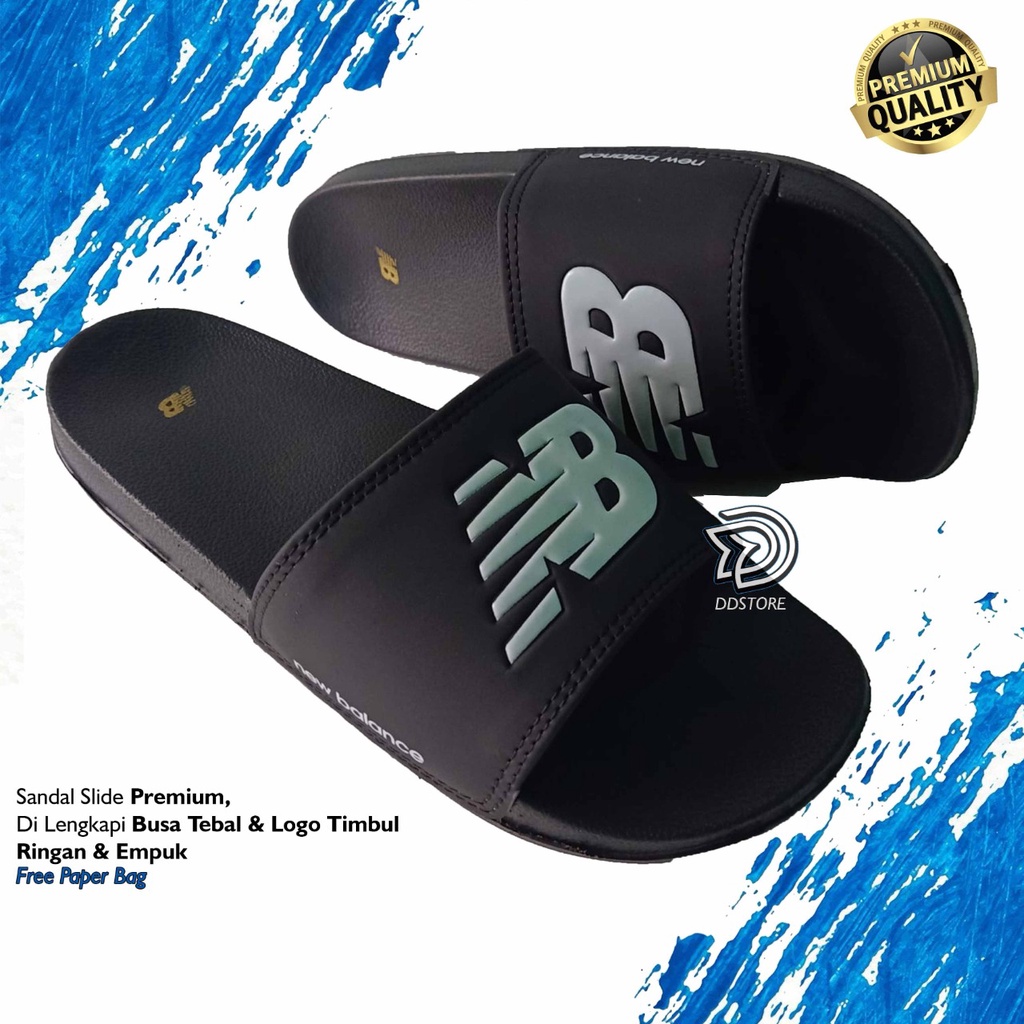 SANDAL SLOP PREMIUM KUALITY I SANDAL SLIDE PRIA-New Balance