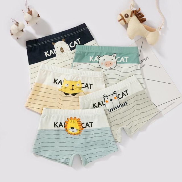 (Kiddiwear) Boxer Binatang / Boxer Anak / Celana Dalam Anak B7