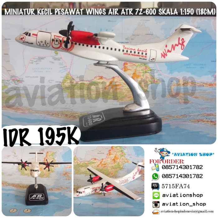 Diecast Pesawat - Miniatur Pesawat Garuda - Diecast Pesawat Jet Miniatur Diecast Pesawat Wings Air