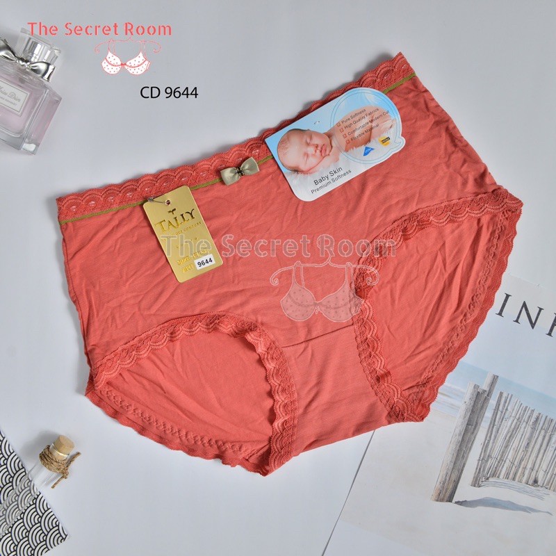 TALLY CD CELANA DALAM 9644 I FREE SIZE I FIT XL I BAHAN BABY SKIN MIX RENDA