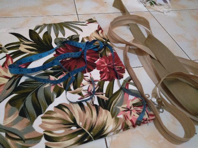 Kain Kanvas Motif Tropical - Kks Tropical