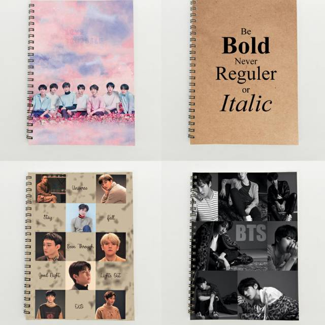 

custom notebook buku tulis a5 polos isi tipis