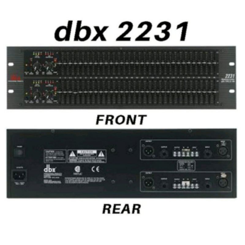 A EQUALIZER DBX2231 DBX 2231