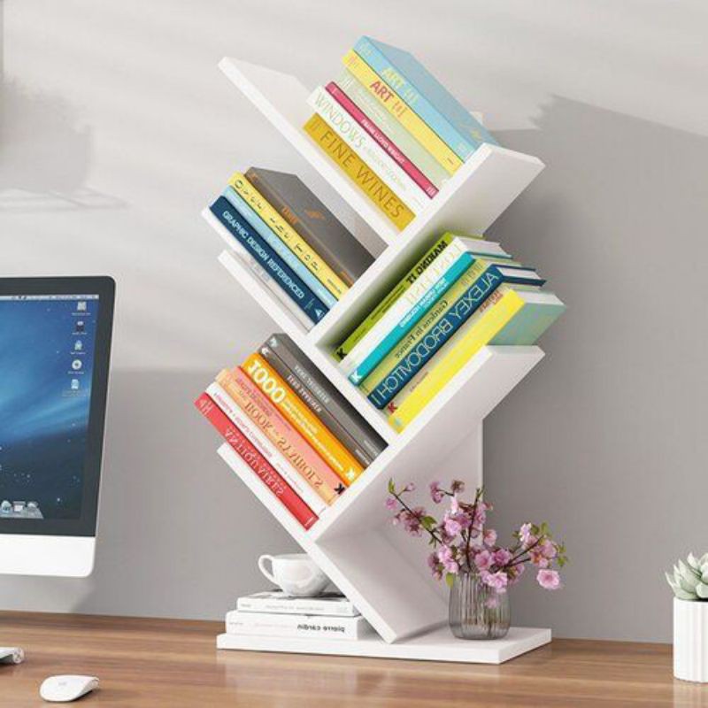 Rak buku modern minimalis