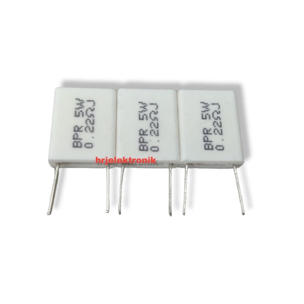 resistor 5 watt BPR 0.22 resistor 5 watt