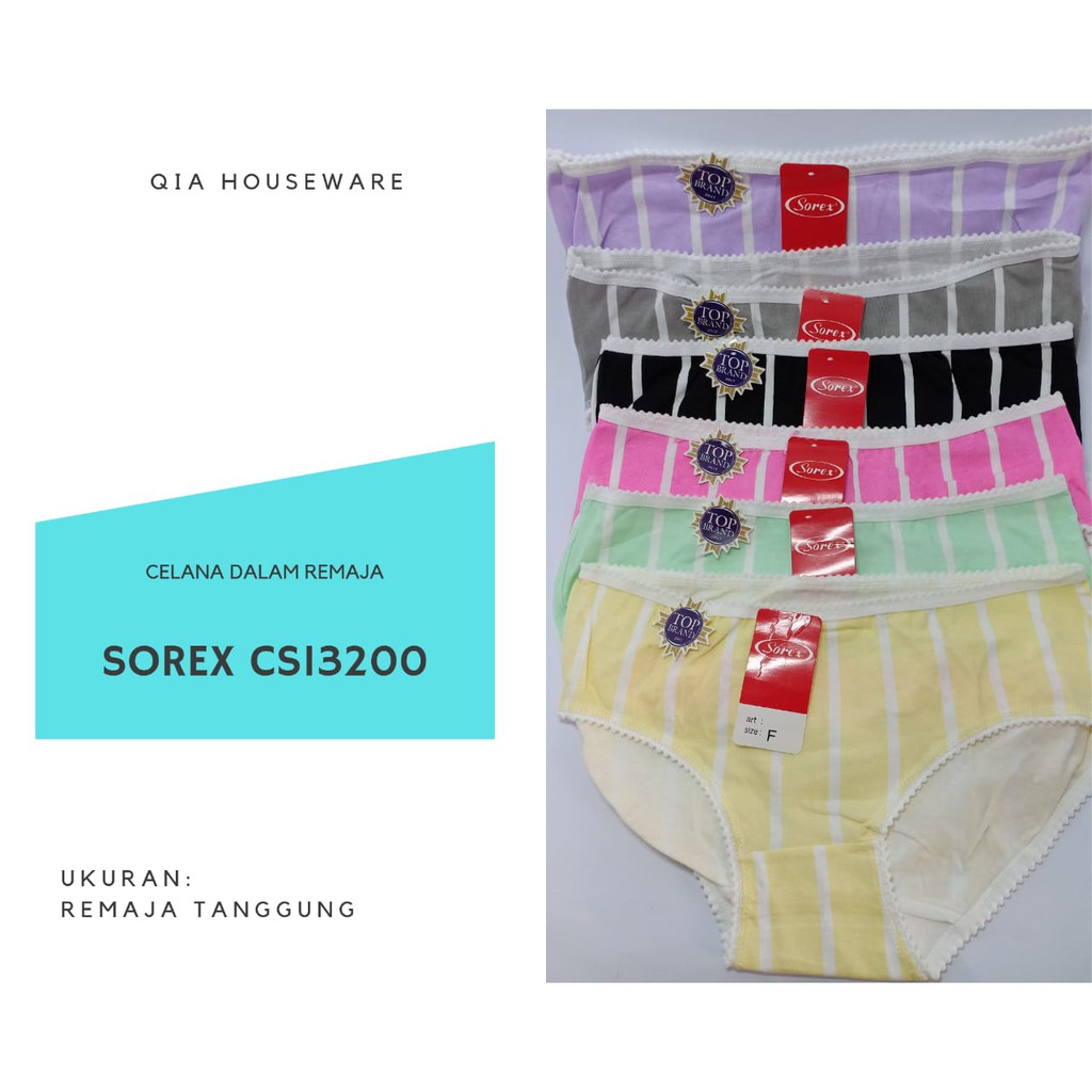 Celana Dalam CD Wanita Remaja Tanggung Sorex 13200 motif lucu