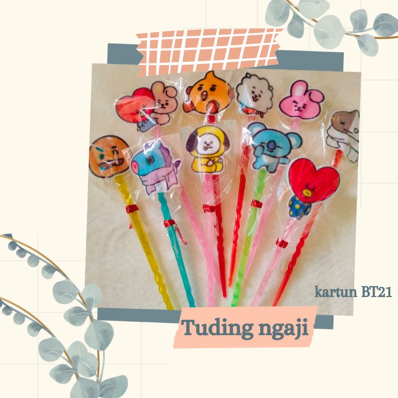 

5pc TUDING HIAS FLANEL TUDING NGAJI KALAM NGAJI BT21