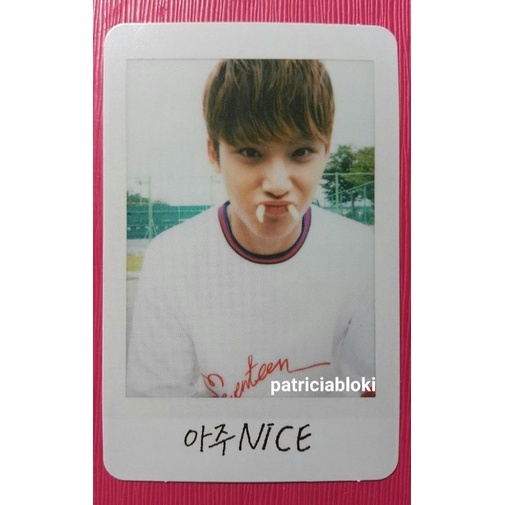 Official Photocard Mingyu Seventeen Album Love & Letter Repackage Aju Nice Pc Very Svt n and repack 