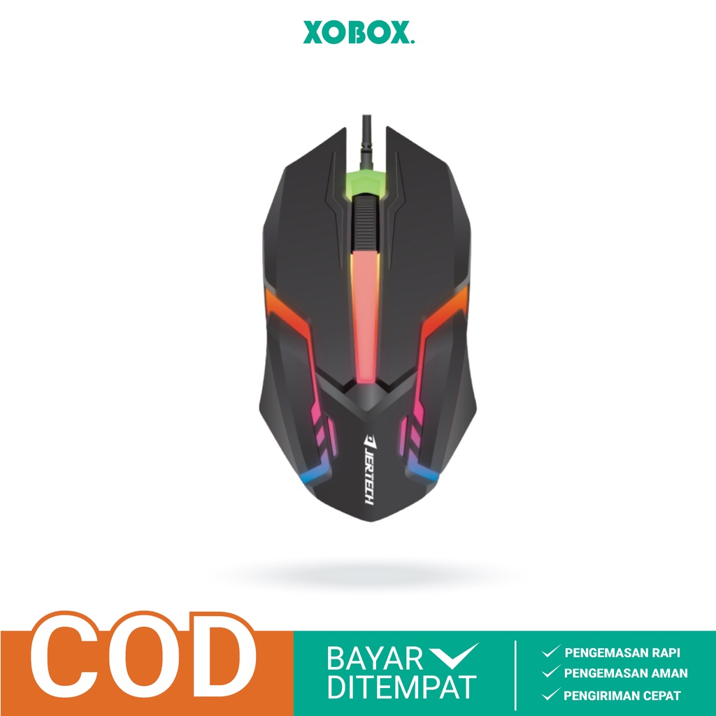 Mouse Gaming M200 1200 DPI dengan RGB Light - XOBOX