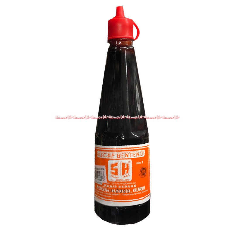 Kecap Benteng SH 300ml Manis Sedang Bersih Harum Gurih Kecap Merek Benteng Soy Sauce Ketchup Botol