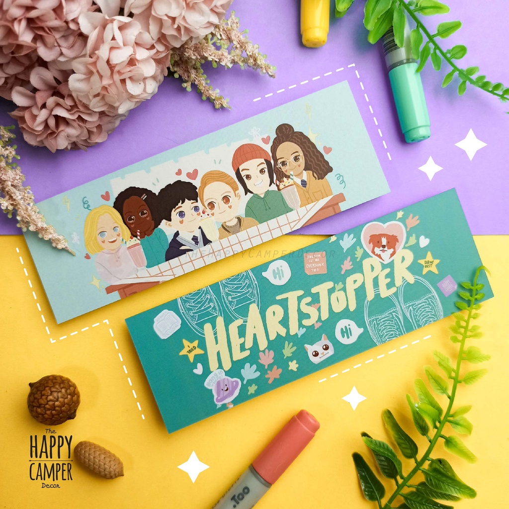 

Chibi Heartstopper Double-Sided Bookmark - Tosca