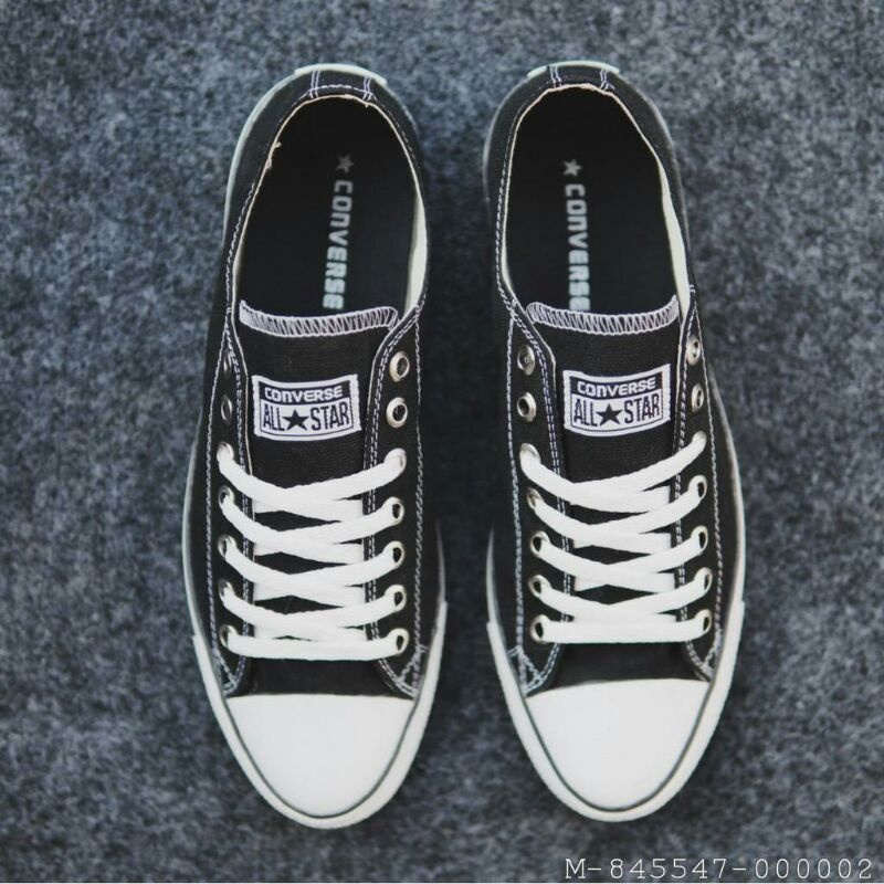 SEPATU SNEAKERS PRIA CONVERSE HITAM CANVAS.