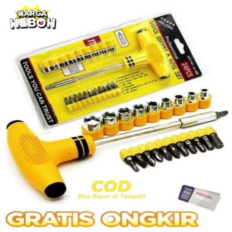 OBENG SET KUNCI T