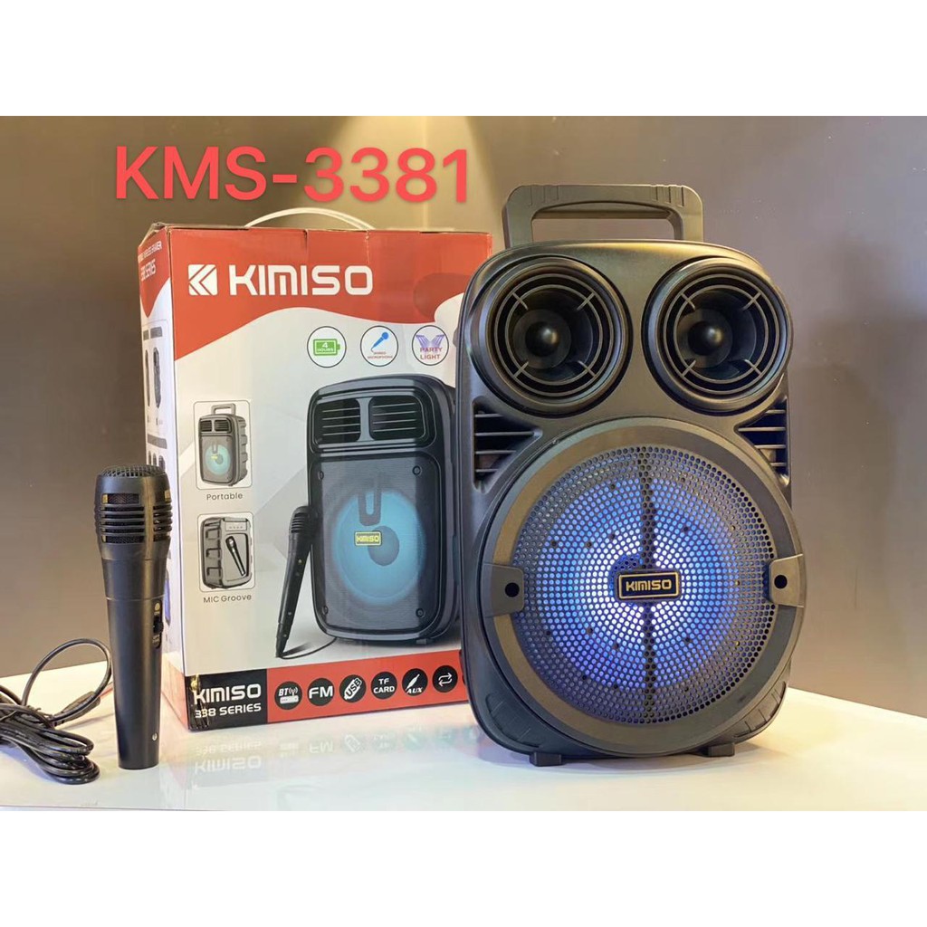 new~Speaker Karaoke Bluetooth - Speaker Bluetooth KIMISO QS-780 /KMS-3381/QS-3603