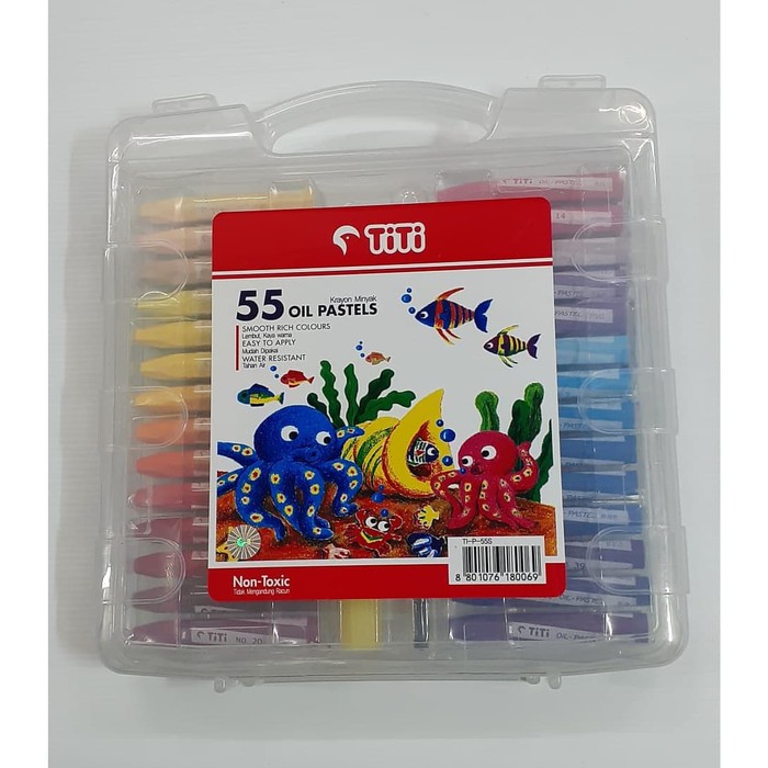 

CRAYON OIL PASTEL TITI 55 WARNA | STATIONERY | ATK | KRAYON