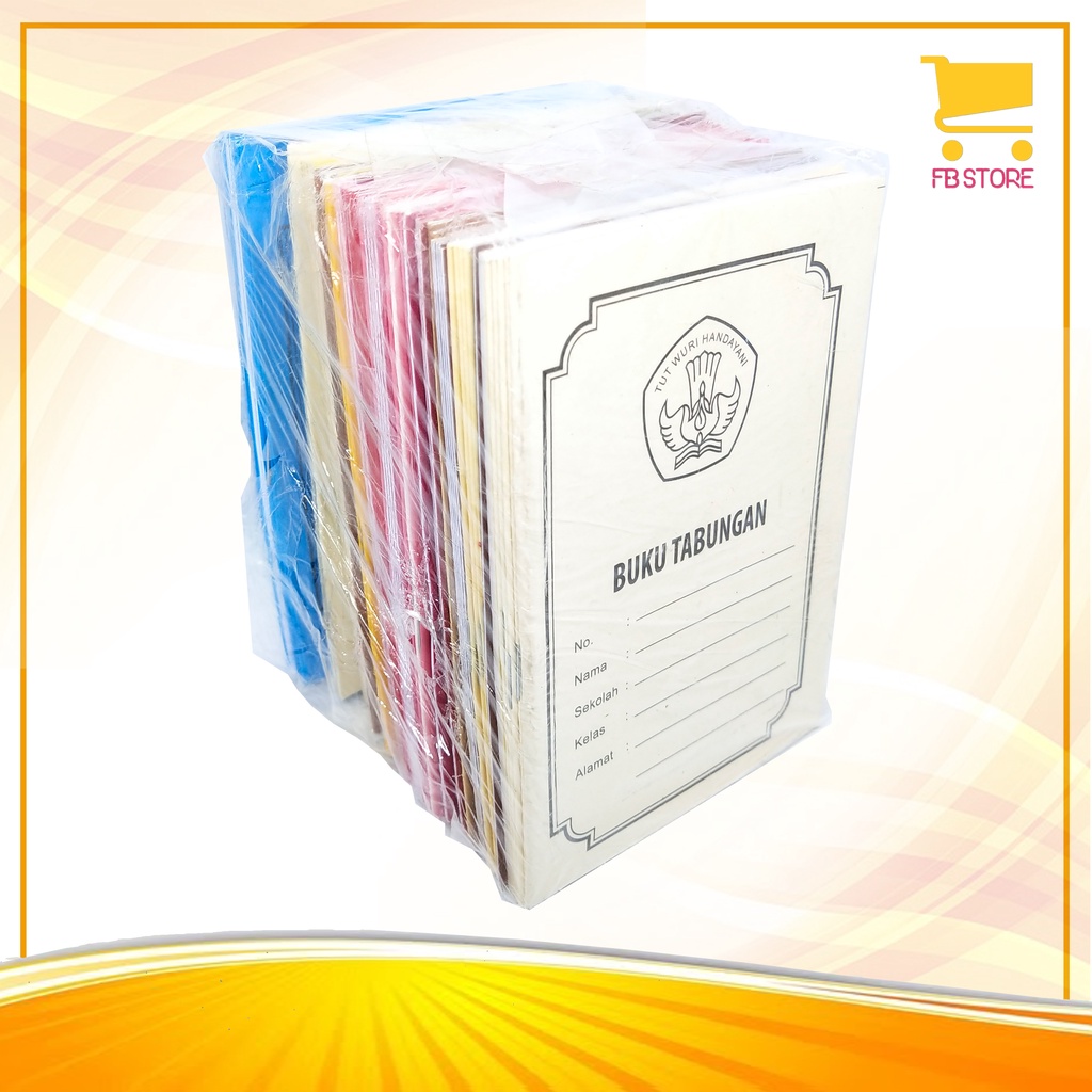 

Grosir Buku Tabungan 9,5 x 13.5cm Warna Random (100 Pcs)