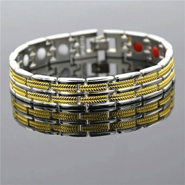 Gelang Pria Magnet Kesehatan Titanium
