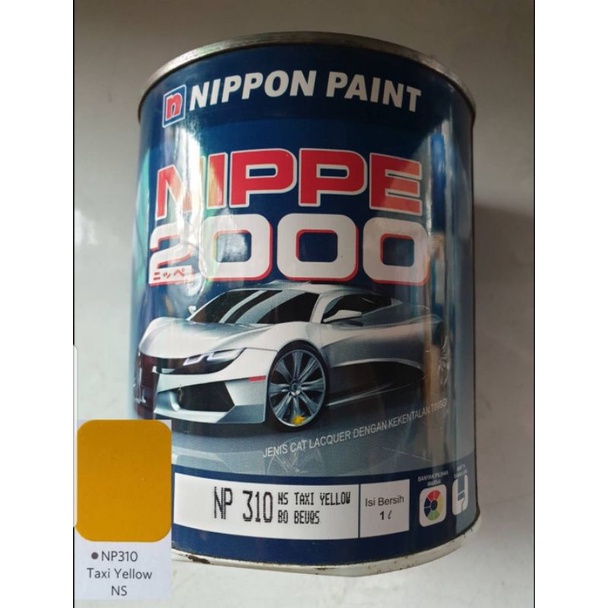 Jual Cat nippe 2000 nippon paint warna taxi yellow | Shopee Indonesia