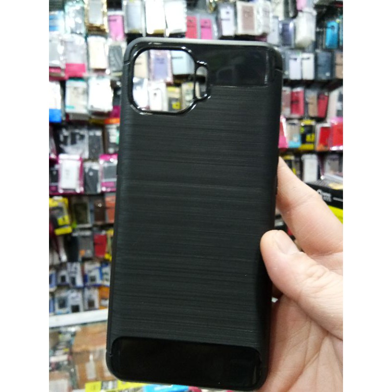 Case Carbon Hitam Oppo Reno4F