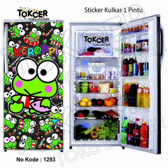 Sticker Kulkas 1 Pintu dan 2 Pintu KEROPPI