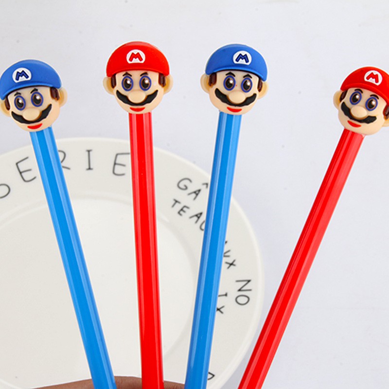 

Selusin Pena Kepala Mario Luigi / Pulpen Cute Mario Luigi Head