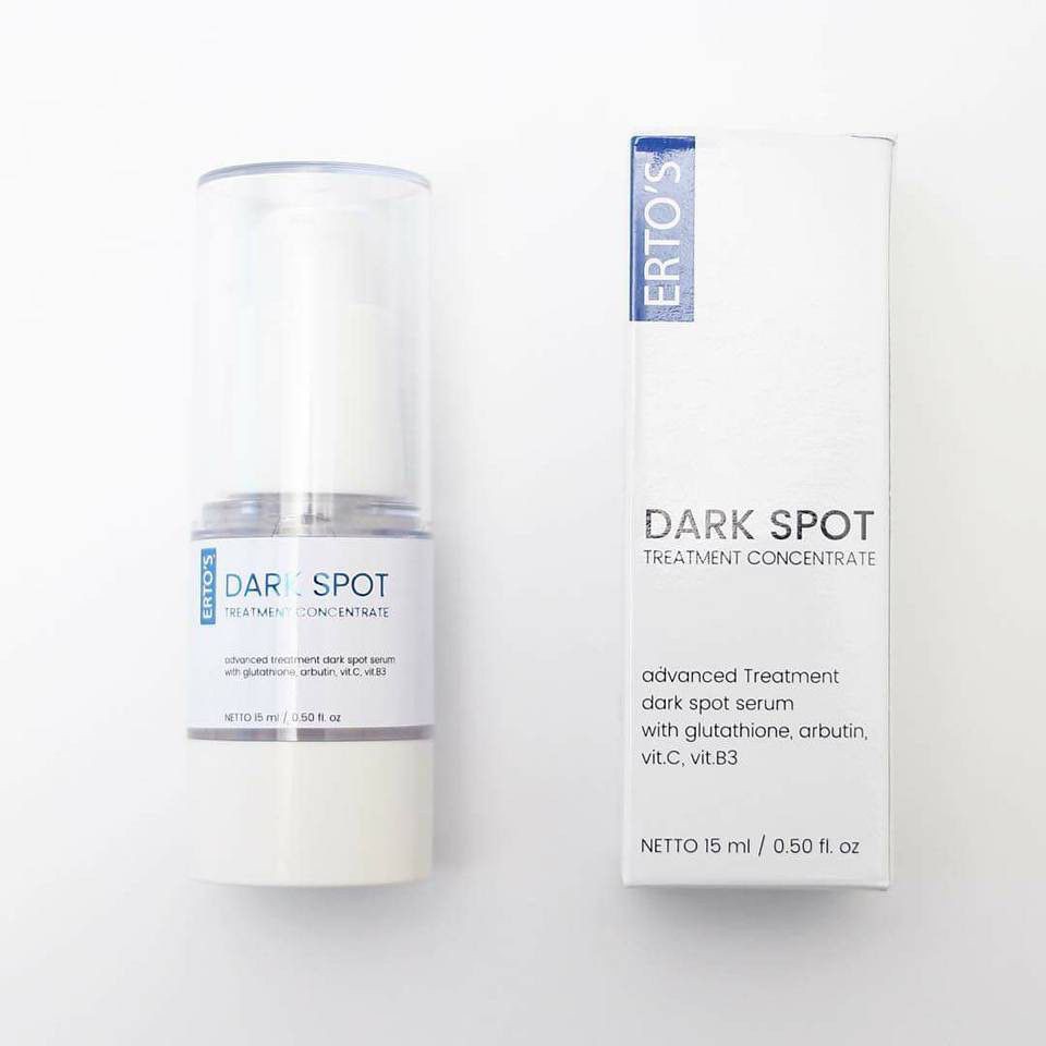 BPOM Ertos Dark Spot Erto's Serum Pencerah Wajah Menyamarkan Flek Noda Hitam